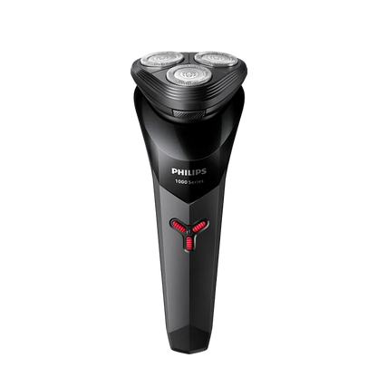 Philips S1113 Electric Shaver for Men USB Charging PowerCut Stainless Steel Blades Ergonomic design Triple floating head