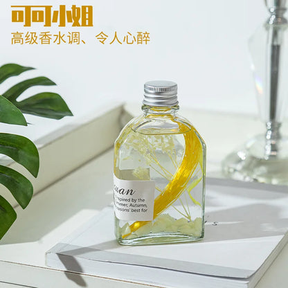 100ml Noctilucent Preserved Flower Aromatherapy Essential Oil Rattan Bedroom Toilet Deodorant Home Decoration Air Freshener