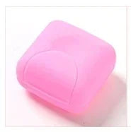 1Pcs Big/small Candy Color Portable Soap Dish Box Case Bath Bowl Plate Case Home Shower Travel Hiking Holder Container Soap Box