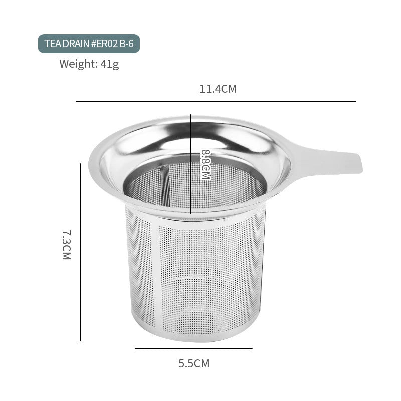 304 Stainless Steel Tea Strainer Reusable Tea Infuser Tea Strainer Teapot Loose Tea Leaf Spice Tea Filter Kitchen Accessories