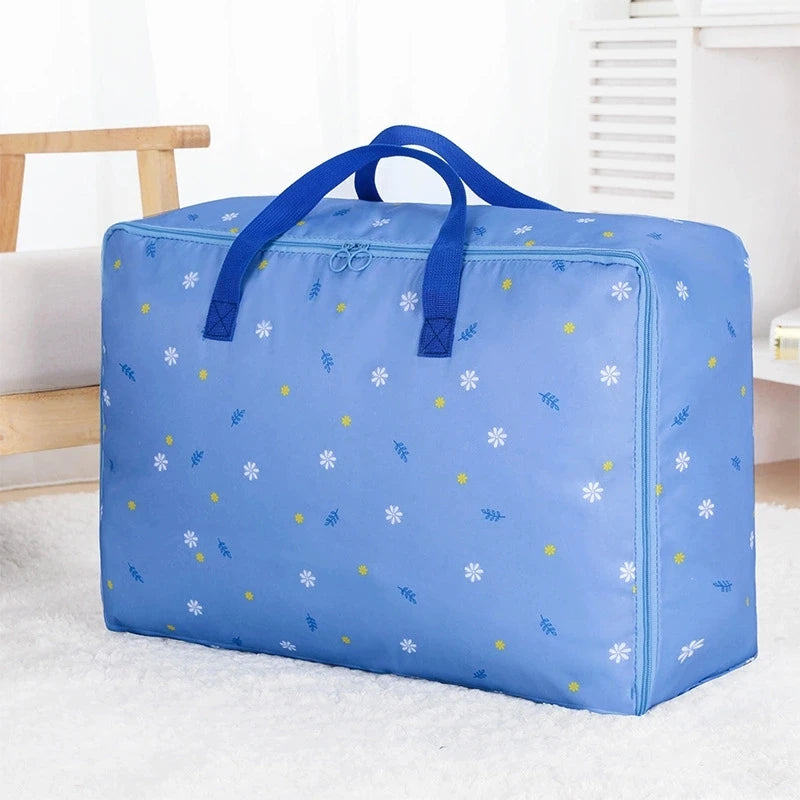 Portable Storage Bag Cartoon Oxford Cloth Quilt Storage Bag Large-Capacity Travel Package Toy Organizing Bag Waterproof Package