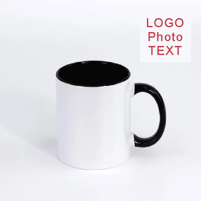 DIY Customized mugs 350ML 12oz Ceramic Mug Print Picture Photo LOGO Text Coffee Milk Cup Souvenir Tea Cups Dropshipping