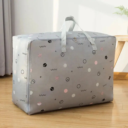 Portable Storage Bag Cartoon Oxford Cloth Quilt Storage Bag Large-Capacity Travel Package Toy Organizing Bag Waterproof Package