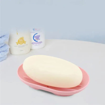 Portable Soap Dish Plate Bathroom Silicone Flexible Soap Holder Travel Holder Dish New Fashion Candy Color Bathroom Soap Dish