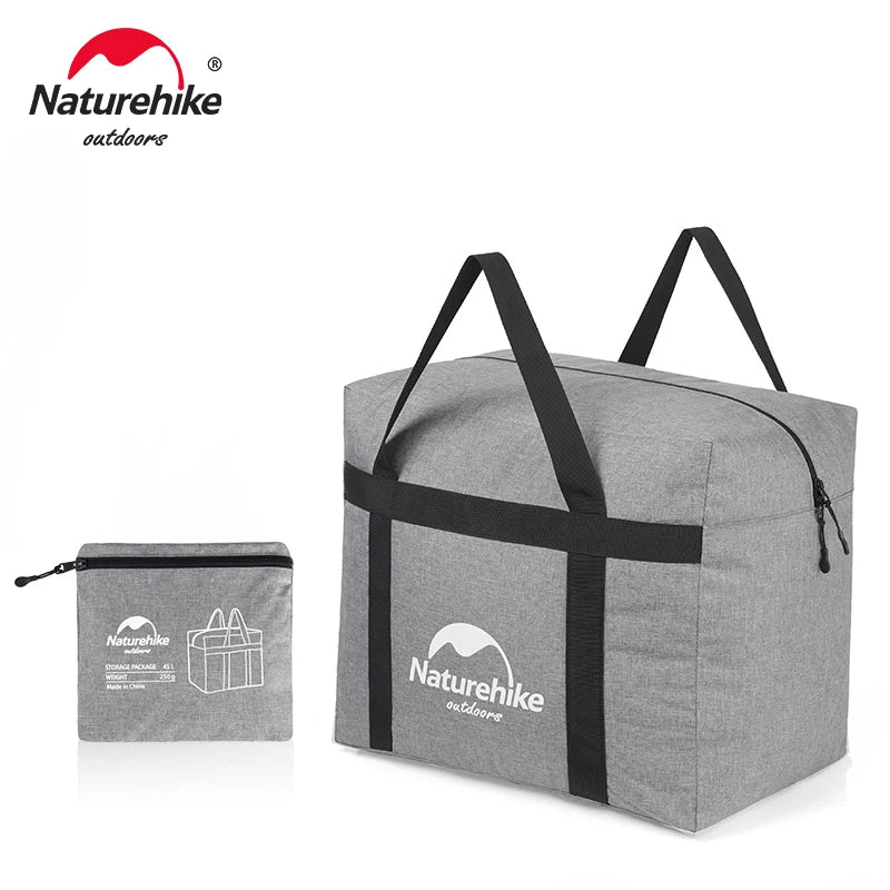 Naturehike Storage Bag Moving Tote Foldable Travel Large Outdoor Equipment Storage Bag Camping Picnic Sundries Clothes Organizer