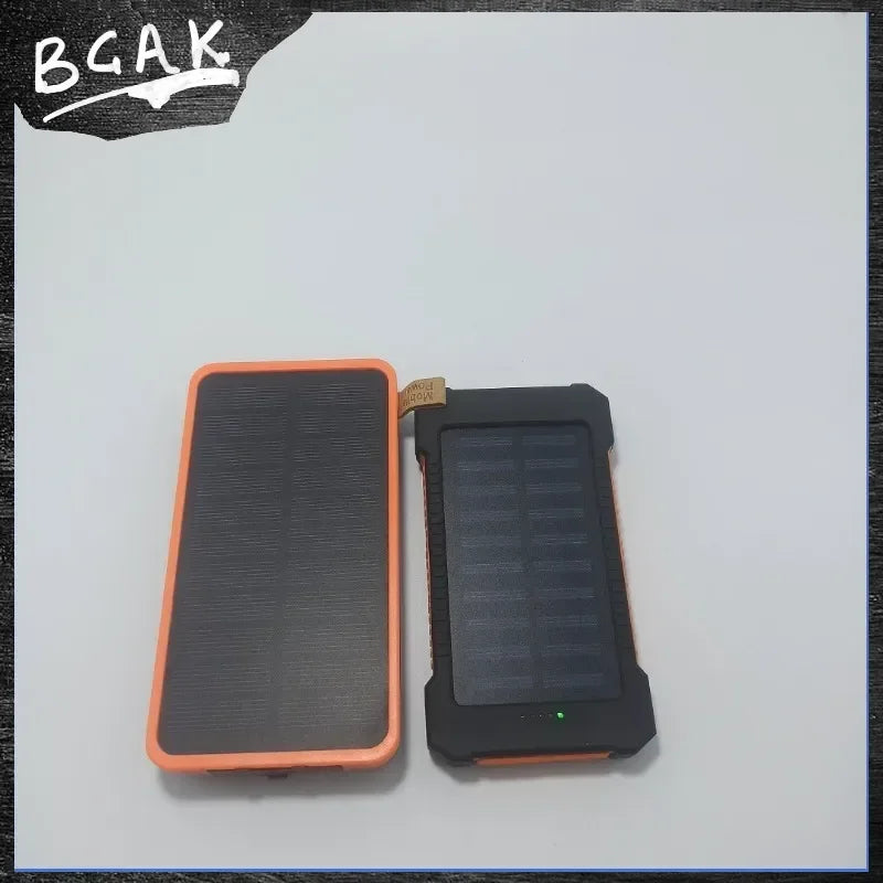 Universal BCAK 200000mah Cross Border Hot Selling Solar Power Banks Wholesale Large Capacity  Waterproof Mobile Power Supply Out