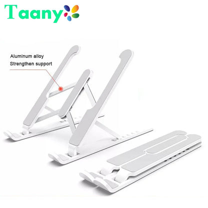 Foldable Laptop Stand Portable Notebook Support Base Holder Stand Lifting Base Heat Dissipation Bracket for Tablet Accessories