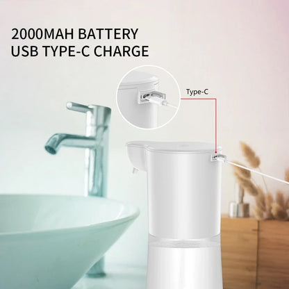 Cleaning Foam Machine USB Automatic Induction Foam Soap Dispenser Smart Infrared Touchless Hand Washer For Kitchen Bathroom