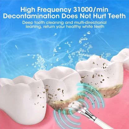 Electric Toothbrush Sonic Dental Teeth Whitening Kit Tooth Whitener Calculus Tartar Remover Tools Cleaner Stain Oral Care