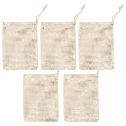 Soap Foaming Net Mesh Bags Bath Washing Tools Body Cleaning Bubble Helper Mesh Deep Cleaning Home Bathroom Exfoliating Supplies