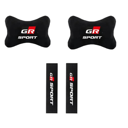 For GR Sport Gazoo Racing Yaris 86  Hilux Supra Car Headrest Neck Support Seat Soft Neck Pillow Auto Accessories