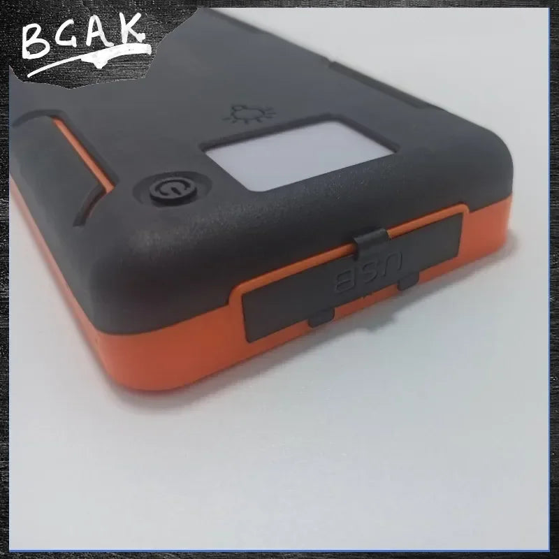 Universal BCAK 200000mah Cross Border Hot Selling Solar Power Banks Wholesale Large Capacity  Waterproof Mobile Power Supply Out