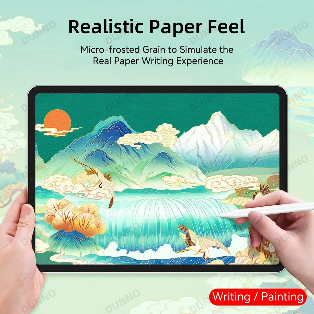 Paper Feel Screen Protector for Samsung Galaxy Tab S6 Lite A9 Plus S9 A8 A7 Lite Painting Write Matte PET Paper Feel Film