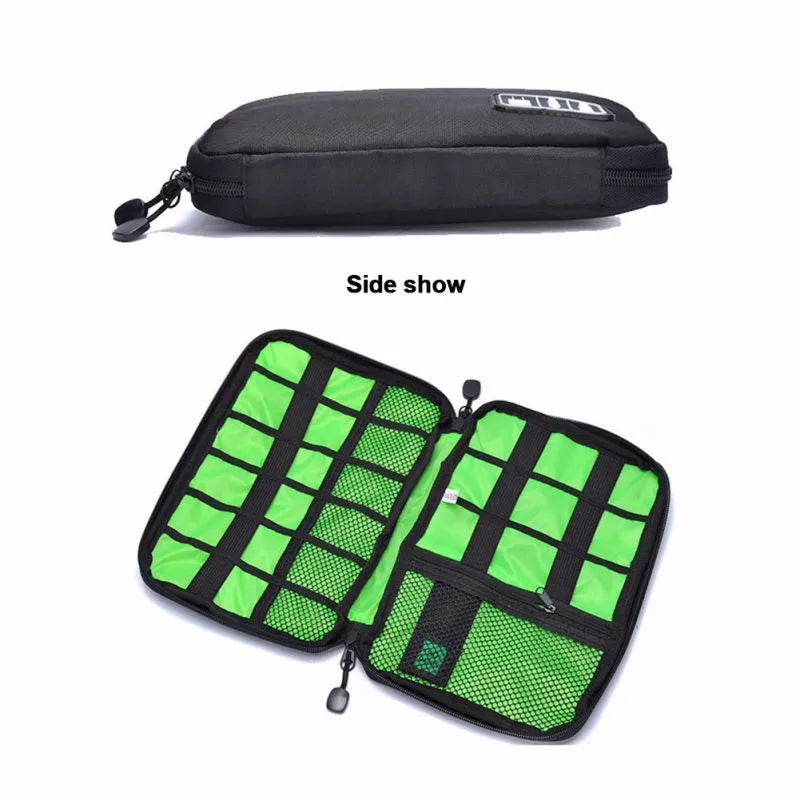 Gadget Cable Organizer Bag Travel Digital Electronic Accessories Storage Bag USB Charger Power Bank Holder Cable Case Kit Bag