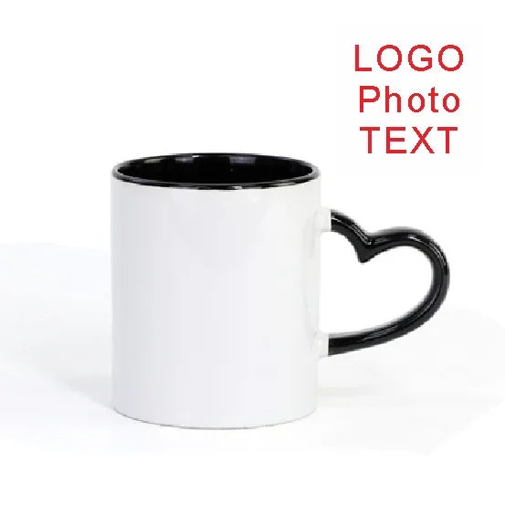 DIY Customized mugs 350ML 12oz Ceramic Mug Print Picture Photo LOGO Text Coffee Milk Cup Souvenir Tea Cups Dropshipping