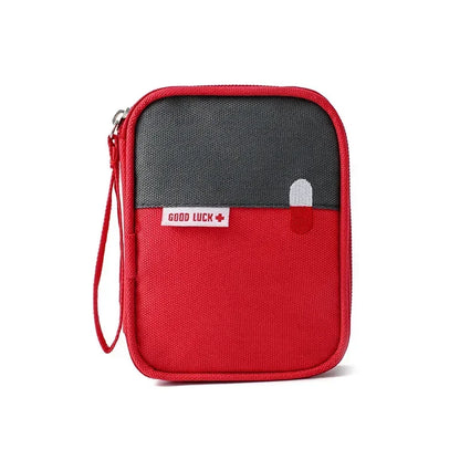 Mini Portable First Aid Kit Medicine Bag Medical Emergency Kits Organizer Outdoor Household Medicine Pill Storage Bag Pouch