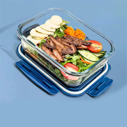 New style Lunch Box Glass 1050ml Microwave Bento Box Food Storage Box school food containers compartment