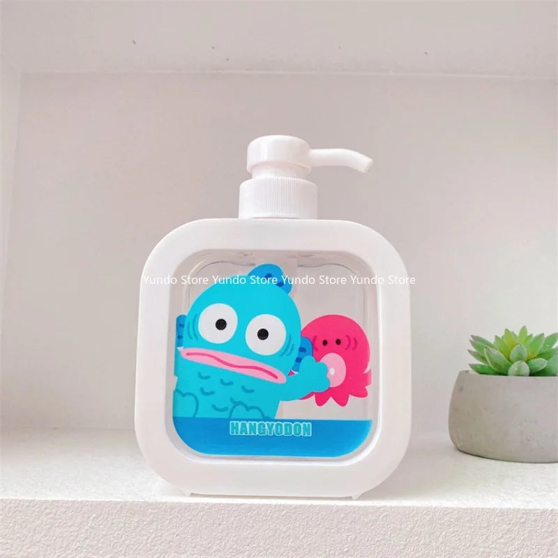 New Sanrio Hello Kitty Portable Bath Bottle Cartoon Travel Shampoo Shower Milk Sub-Bottle Lotion Dormitory Press Storage Bottle