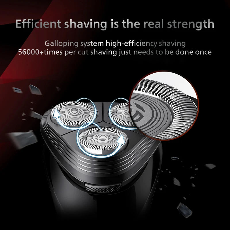 Philips S1113 Electric Shaver for Men USB Charging PowerCut Stainless Steel Blades Ergonomic design Triple floating head