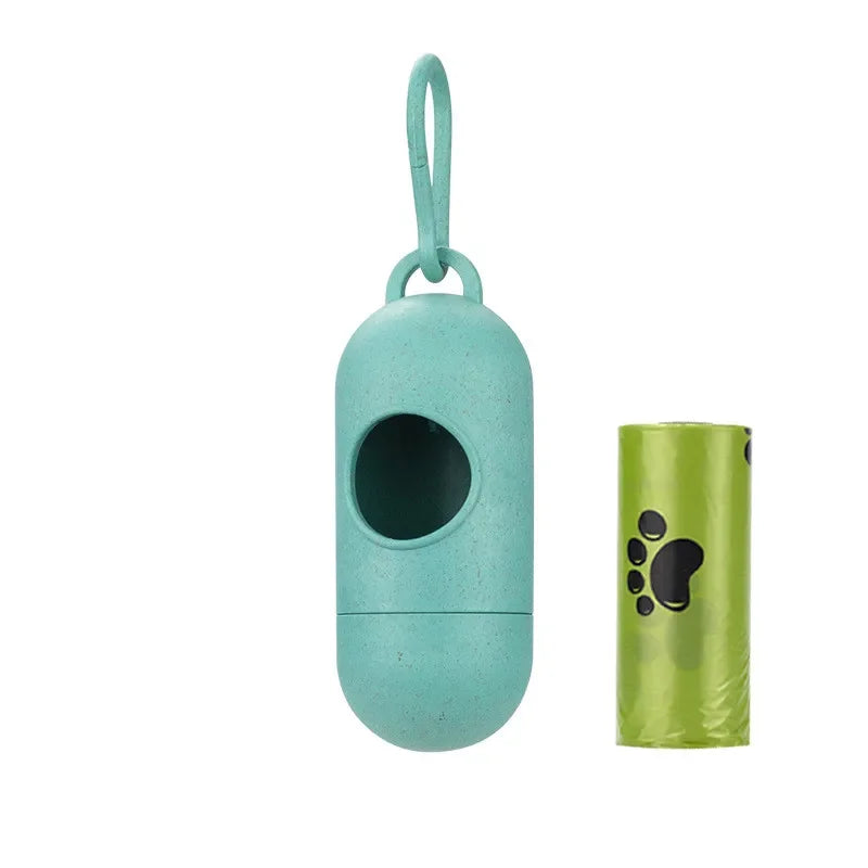 Fashion Pet Dog Poop Bag Dispenser Waste Garbage Holder Dispensers Poop Bags Set Pets Dogs Trash Cleaning Dog Toy Supplies