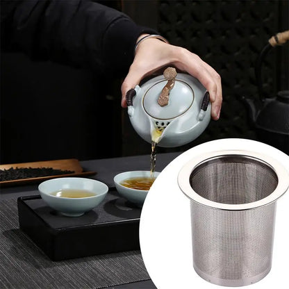 Stainless Steel Mesh Tea Infuser Tea Strainer Reusable Cup Strainer Coffee Tea Filter Tea Mesh Tea Filter Kitchen Accessories