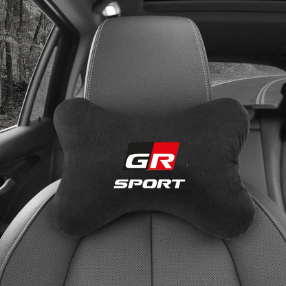 For GR Sport Gazoo Racing Yaris 86  Hilux Supra Car Headrest Neck Support Seat Soft Neck Pillow Auto Accessories