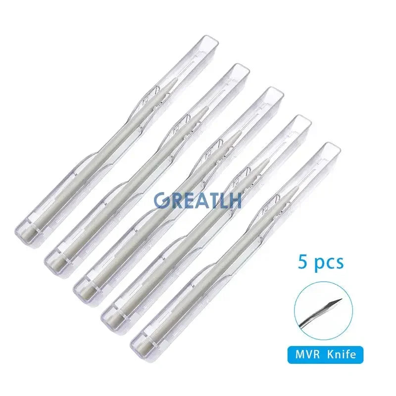 5pcs/set Ophthalmic Disposable Hospital Surgical Knife Blade Slit Knife Eye Micro Surgery Tool Ophthalmic Instrument