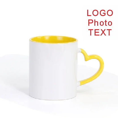 DIY Customized mugs 350ML 12oz Ceramic Mug Print Picture Photo LOGO Text Coffee Milk Cup Souvenir Tea Cups Dropshipping