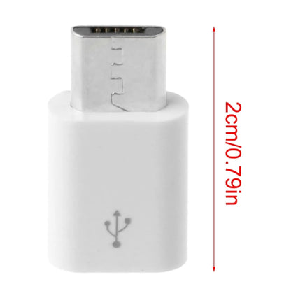 Mini Aluminum Alloy Micro USB Male to Type-c Female Adapter Type-c Female to USB Adapter for Laptops, Power Banks