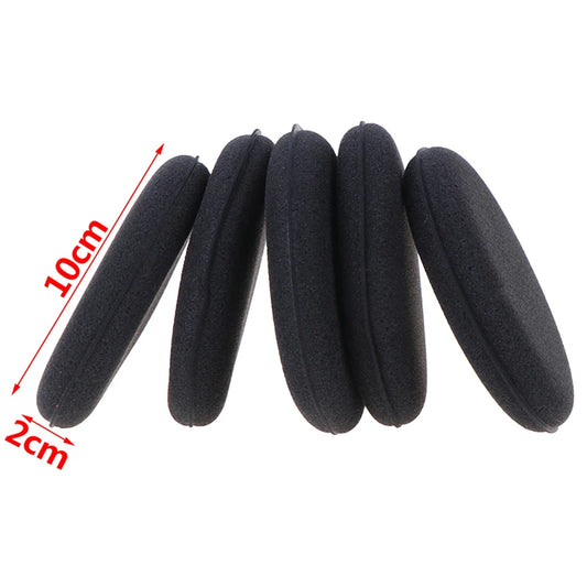 Car Foam Sponge 12Pcs Foam Sponge Wax Applicator Cleaning Detailing Pads Car Waxing Polish Car Home Care Cleaning black 10cm