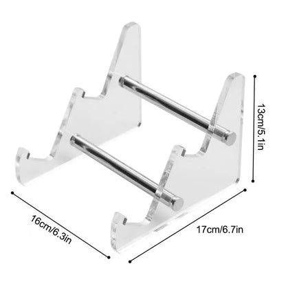 2 Tiers Keyboard Display Stand Transparent Acrylic Keyboard Stand Computer Detachable Mechanical Keyboard Rack