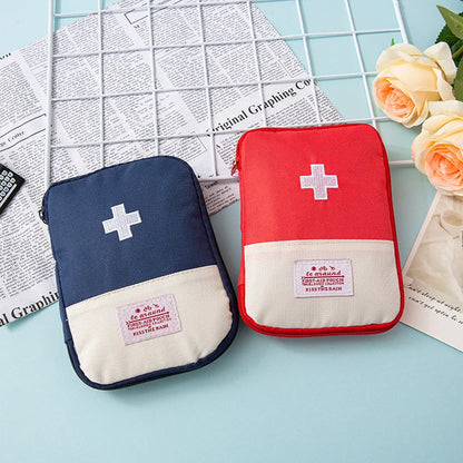 Mini Portable Medicine Bag Travel First Aid Kit Medicine Bag Storage Bag Survival Kit Medicine Box Outdoor Emergency Camping