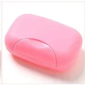 1Pcs Big/small Candy Color Portable Soap Dish Box Case Bath Bowl Plate Case Home Shower Travel Hiking Holder Container Soap Box