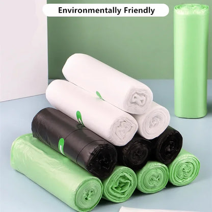 100pcs Biodegradable garbage bags classified disposable cleaning kitchen Starch Degradable Trash Bags environmental