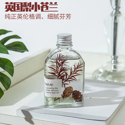 100ml Noctilucent Preserved Flower Aromatherapy Essential Oil Rattan Bedroom Toilet Deodorant Home Decoration Air Freshener