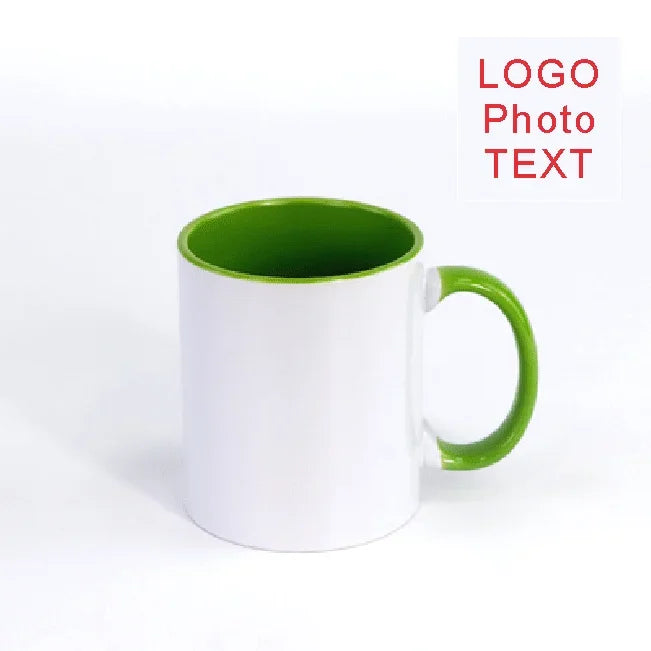 DIY Customized mugs 350ML 12oz Ceramic Mug Print Picture Photo LOGO Text Coffee Milk Cup Souvenir Tea Cups Dropshipping