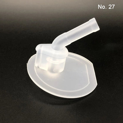 3 Pieces Sippy Spouts Transparent Silicone Soft Reusable Drinking Straws Accessory for Vacuum Flask Insulation Cup Water Bottle