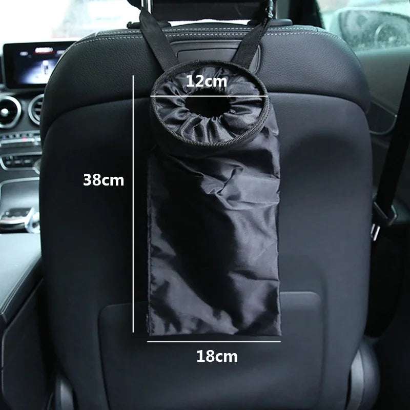 Car Trash Can Garbage Bag Portable Non-woven Seat Back Storage Bag Leak-proof Box Organizer Pocket Car Styling Oxford Cloth