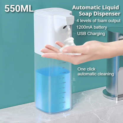 USB Liquid Soap Automatic Dispenser Touchless Infrared Sensor Hand Free Soap Sensor Hand Washer Dispenser Smart Foam Machine