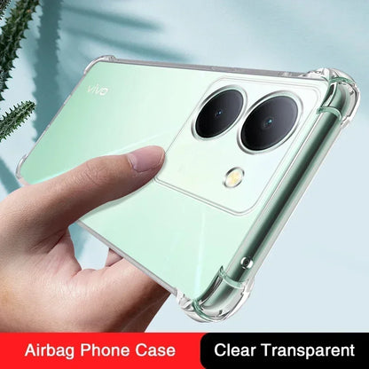 Anti Drop Airbag Phone Cases for VIVO Y18 Y18i Y18E Y18S  VIVOY18 Soft Full Protective Transparent Defence Protect Bumper Covers