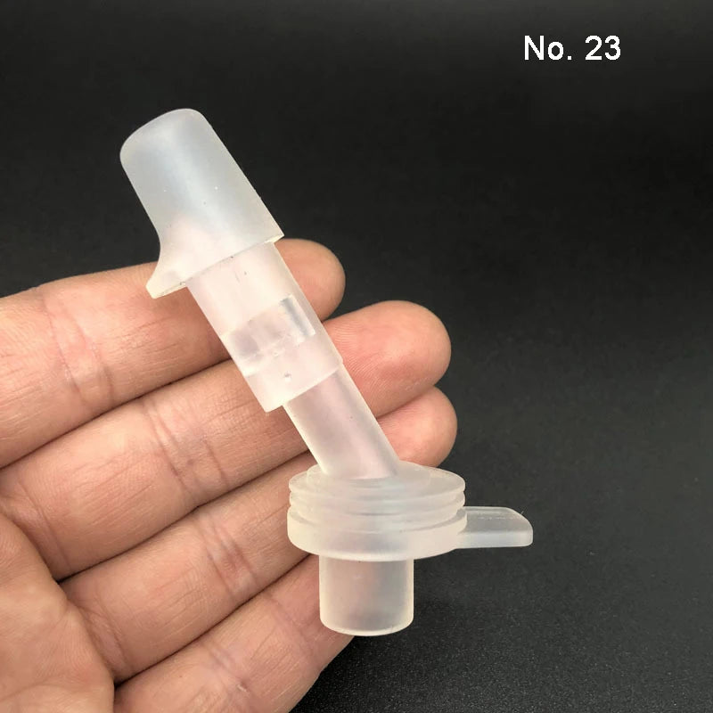 3 Pieces Sippy Spouts Transparent Silicone Soft Reusable Drinking Straws Accessory for Vacuum Flask Insulation Cup Water Bottle