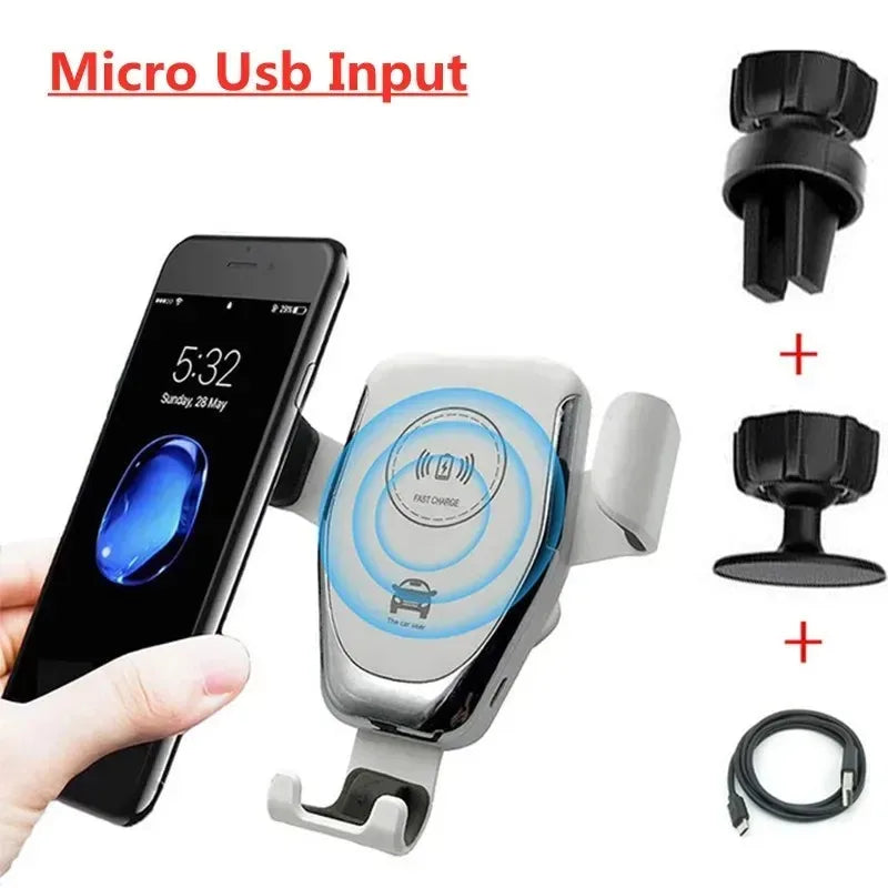 30W  Wireless Fast Charger Car Mount Air Vent Mobile Phone Holder Charging Stand For IPhone 14 13 12 11 Pro Max Xiaomi Samsung