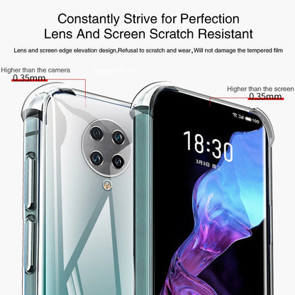 Transparent Silicone Phone Case for Xiaomi Poco F2 Pro F2Pro Airbag Soft Original Back Cover Camera Protection Fundas Accessorie