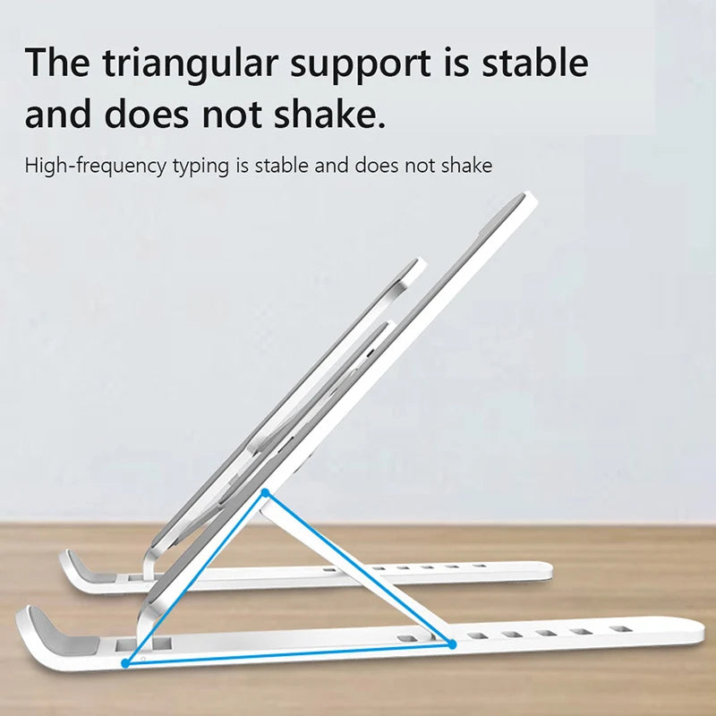 Foldable Laptop Stand Portable Notebook Support Base Holder Stand Lifting Base Heat Dissipation Bracket for Tablet Accessories