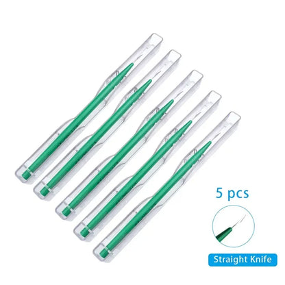 5pcs/set Ophthalmic Disposable Hospital Surgical Knife Blade Slit Knife Eye Micro Surgery Tool Ophthalmic Instrument