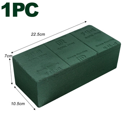 6/1Pcs Square Floral Foam Bricks Artificial Dry Wet Flower Mud Flower Arrangement Foam Blocks Green Sponge for Florist Supplies