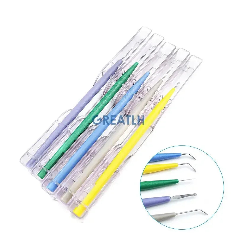 5pcs/set Ophthalmic Disposable Hospital Surgical Knife Blade Slit Knife Eye Micro Surgery Tool Ophthalmic Instrument