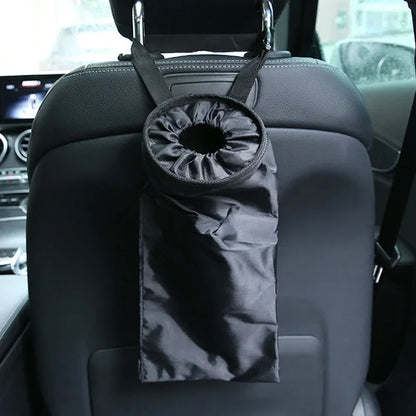 Car Trash Can Garbage Bag Portable Non-woven Seat Back Storage Bag Leak-proof Box Organizer Pocket Car Styling Oxford Cloth