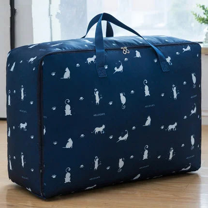 Portable Storage Bag Cartoon Oxford Cloth Quilt Storage Bag Large-Capacity Travel Package Toy Organizing Bag Waterproof Package