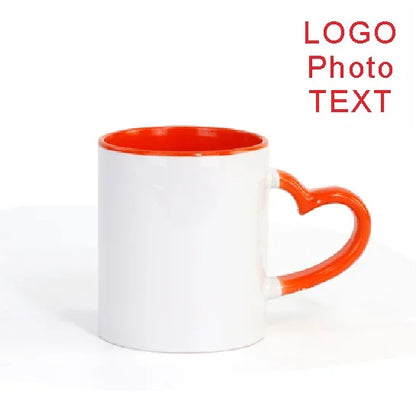 DIY Customized mugs 350ML 12oz Ceramic Mug Print Picture Photo LOGO Text Coffee Milk Cup Souvenir Tea Cups Dropshipping